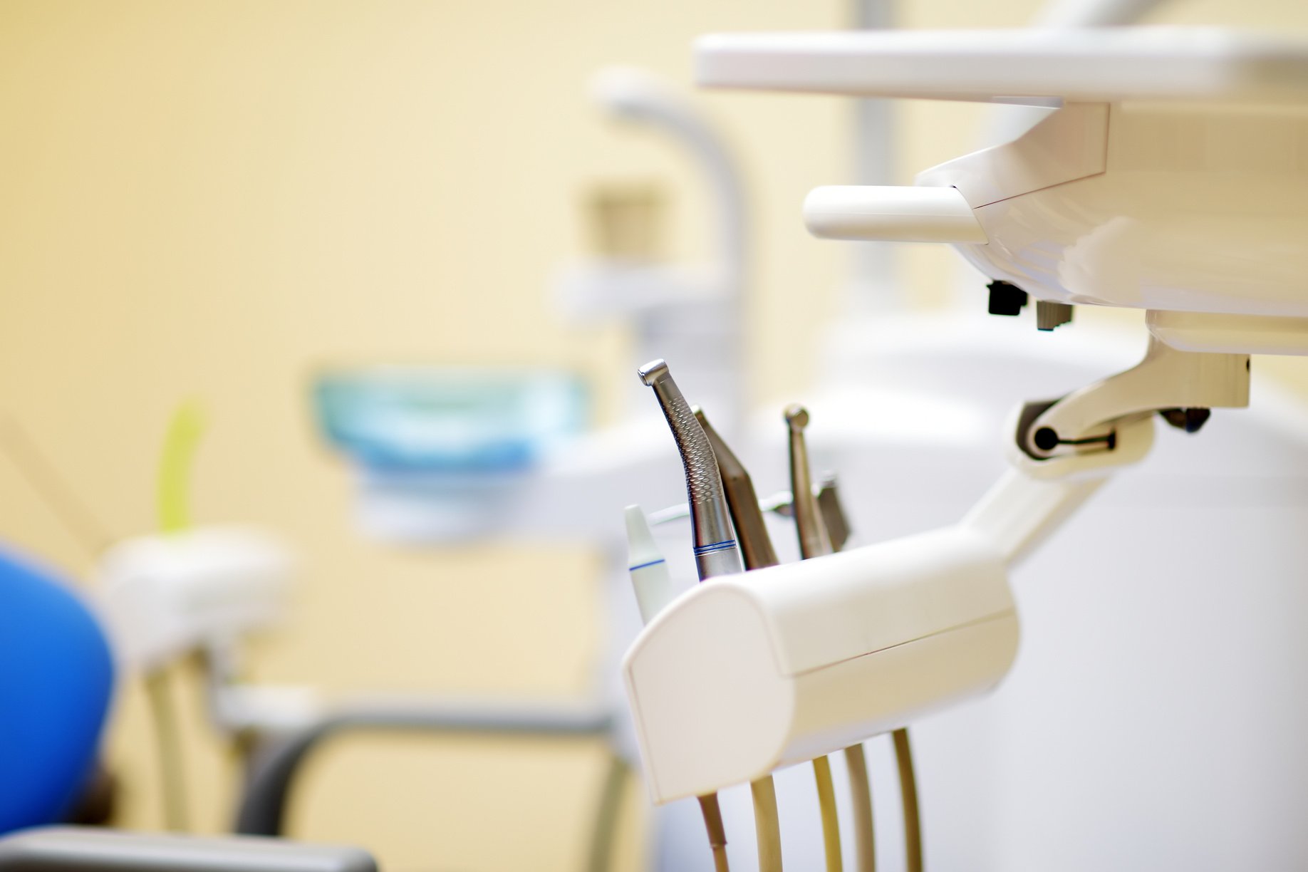 Different Dental Instruments and Tools in a Dentists Office